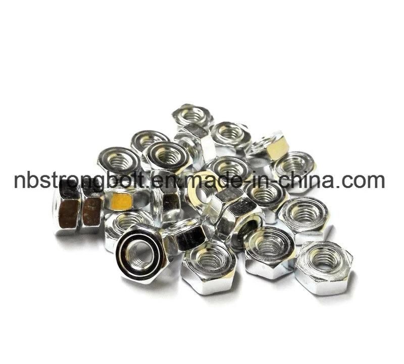 Hexagon Welded Nut M10 Zinc Plate