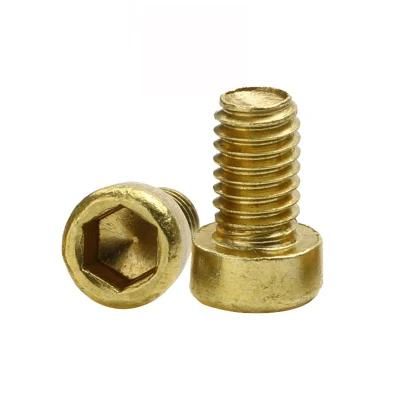 M3 Brass Hexagon Cap Hex Socket Head Allen Copper Screw