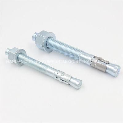 Wzp Carbon Steel Wedge Anchor Bolt with Stainless Steel Clip