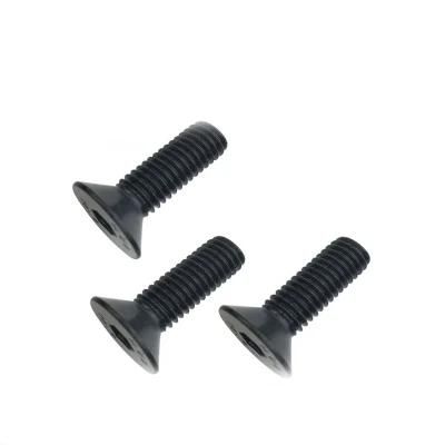 DIN7991 Carbon Steel Black Oxide Hex Socket Countersunk Head Machine Screws