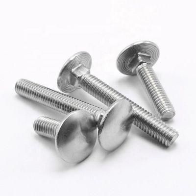 High Quality and Low Price DIN603 Ss 304 Square Head Lag Bolts Mushroom Head Carriage Bolt