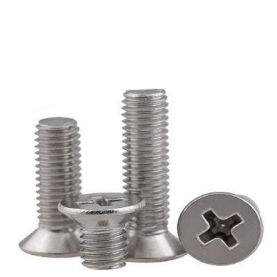 Stainless Steel Phillips Flat Head Machine Screw