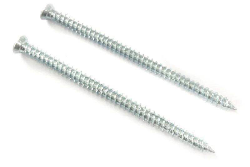 Undercut Countersunk Flat Head Tx-Star Recess Zinc Plated Concrete Screw