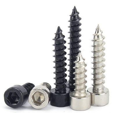 Carbon Steel Nickel Plated Black Cup Head Hexagon Socket Self Tapping Screw Cylindrical Head Hexagon Socket Screw M10-M16