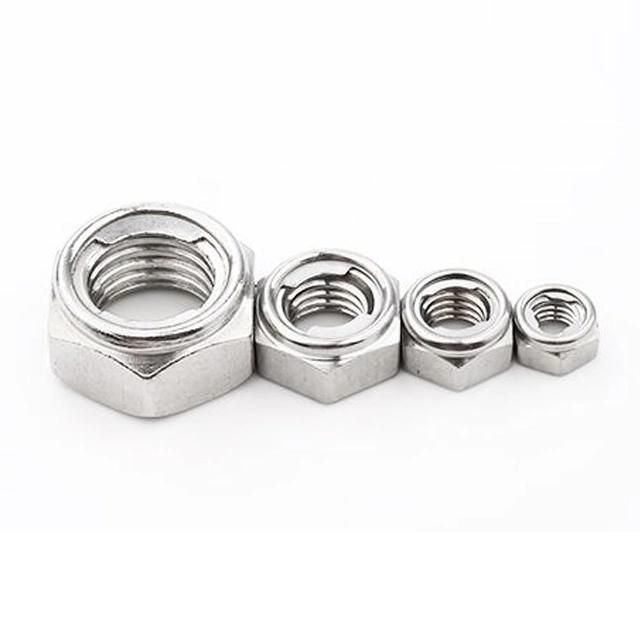 Stainless Steel SS304 SS316 DIN980 All Metal Insert Hex Self Locking Nut