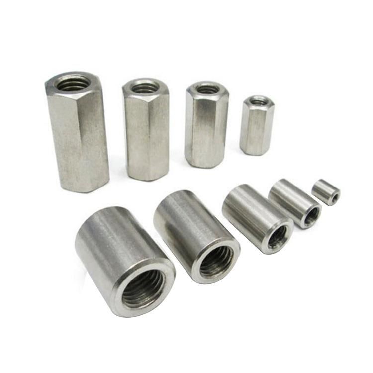 Long Hex Coupling Nut Stainless Steel DIN6334