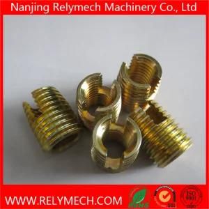 302 Type Slotted Self-Tapping Thread Insert with Zinc Plated
