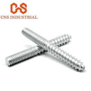 Wood Dowel Screw High Strength Stainless Steel Double End Thread Stud Bolt