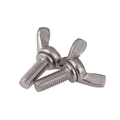 Hot Sale Stainless Steel A286 SS316 Wing Bolt Our Wholesale Sales of Various Sizes of Butterfly Screwd Drywall Screw Butterfly Bolt