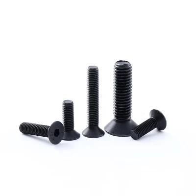 China Supplier Carbon Steel Black DIN 7991 Grade 12.9 Hexagon Socket Flat Head Cap Screws Bolt