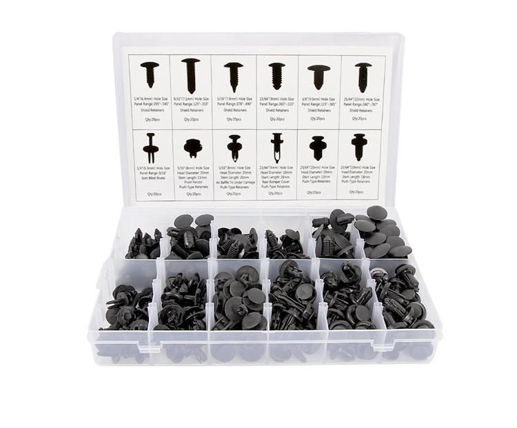 Clear Inventory Mixed Fastener Clips Car Bumper Fender Door Trunk Screw Plastic Retainer Rivets
