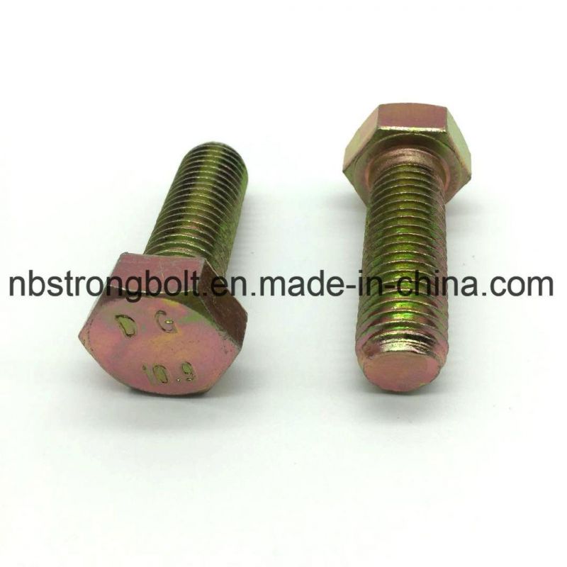 Hex Bolt Screw Gr. 10.9 with Yzp