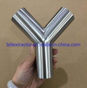 Stainless Steel 304/316L 11/2inch Welded Y Type Tee