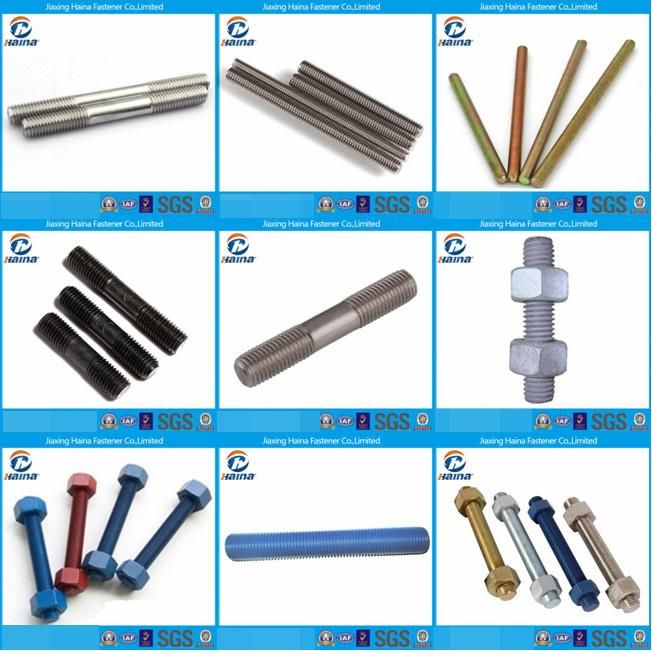Ss304 Ss316 Stainless Steel Two End Threaded Rod M6 M8 M10 Stud Bolt