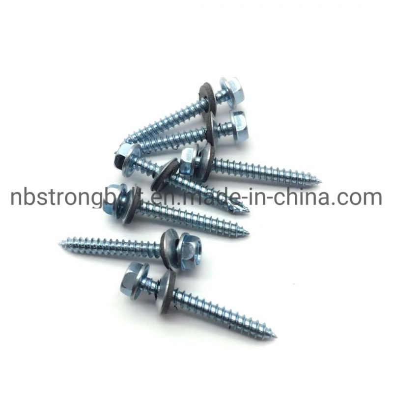 Hex Washer Hight Head Screw with Cut Point More Than 10 Years Produce Expricence Factory