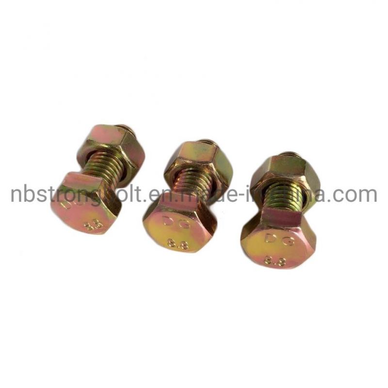DIN933 Hex Bolt Gr. 8.8 with Yzp