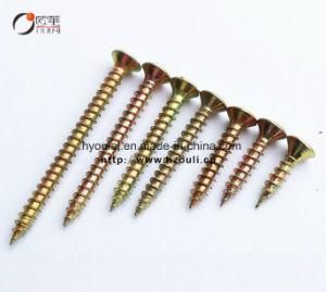 Chip Board Screw for Wood, Pozi/pH Slot/Double Csk DIN7505