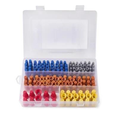 70PCS Electrical Terminal Spring Insert Assorted Kit End Closed Screw-on Connectors Wire Nut