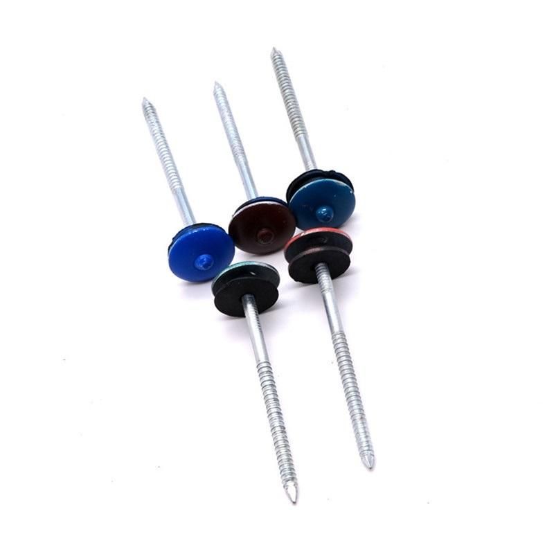 Colored Roofing Nail with Umbrella Head