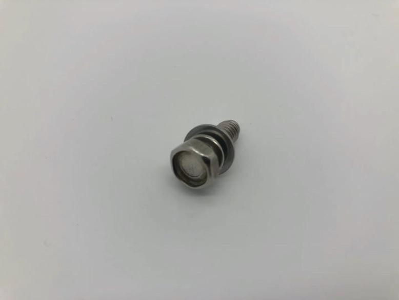 Stainless Auto Parts Hexagon Flange Screws with Spring Hooks, Hex Bolt, Flange Screws, Hexagon Screws