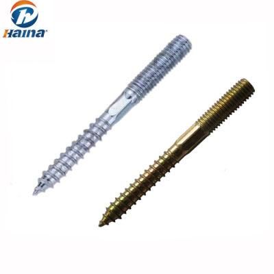 Ss/Carbon Steel Zinc Plated Double Head Hanger Bolt (M5~M16)