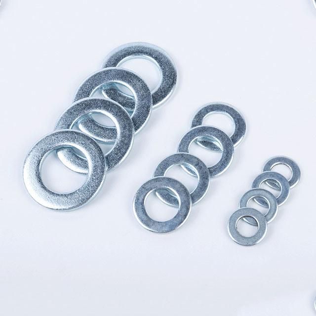 Factory Sale DIN125 Zinc Plated Grade 4.8 Flat Washer Carbon Stee