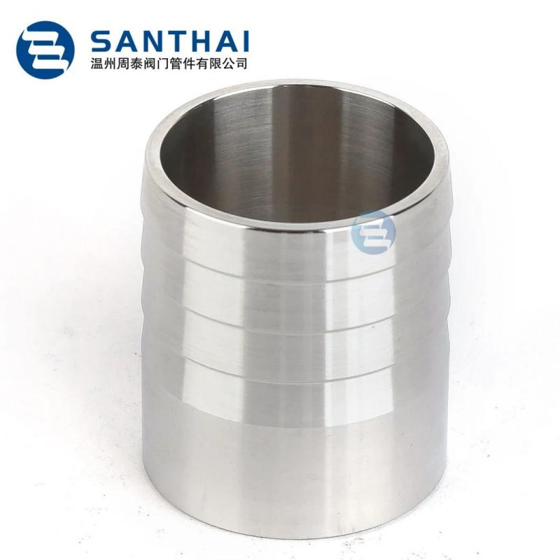 Santhai DIN SMS 3A Inch Sanitary Stainless Steel Pipe Fittings Butt Weld Hose Coupling Adapter, Quick Clamp Dairy Pipe Fittings