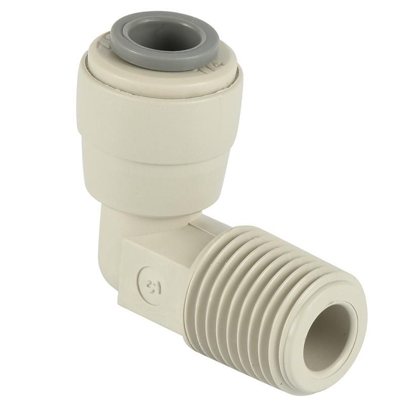 Xhnotion Pneumatic 1/4′ ′ Tube Od-1/4′ ′ BSPT Thread Male Elbow Water Filter Fittings