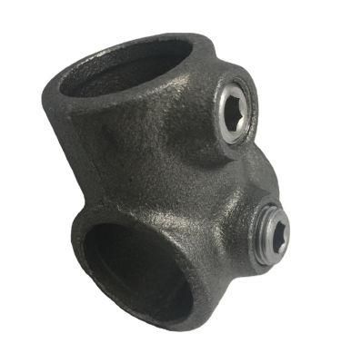 Steel Pipe Key Clamp Fittings Hot Galvanized Finishing Short Tee Structural for Decoration