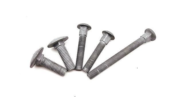 Blue-White Zinc Plated/Galvanized Carriage Bolts/Mushroom Head Square Neck Carraige Bolts (Grade 2 Grade5)