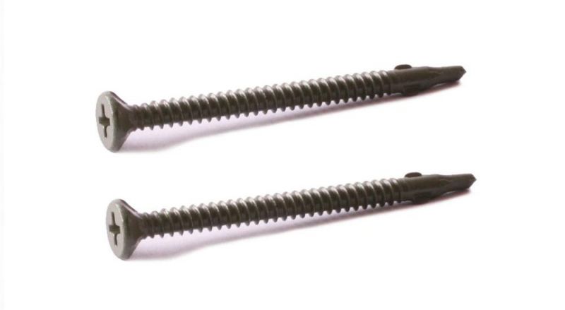 Ruspert Coated Phillips Flat Sith Nibs Self Drilling Cement Board Screws with Wings