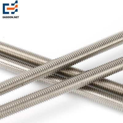 8mm 10mm Threaded Rod SS304 SS316 Round Rod with Thread