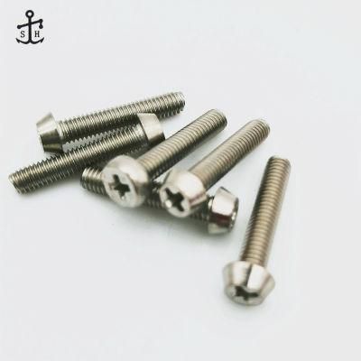 American Standard Good SUS304 A2-07 Fasteners Ansiasme B 18.6.3 Cross Recessed Pan Head Machine Screws Made in China