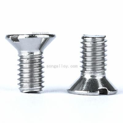 304 A2 Stainless Steel Slotted Countersunk Head Screws GB68
