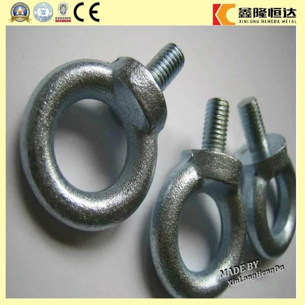 Galvanized Lifting Stud Anchor Eye Bolt Nut DIN582