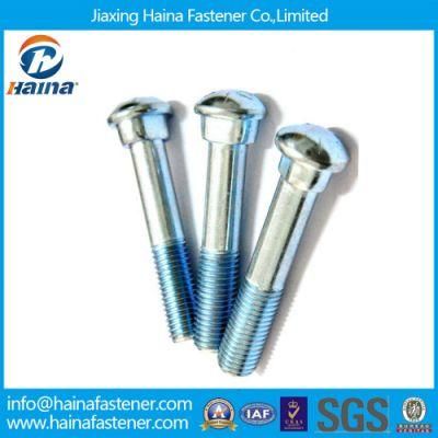 High Tensile Carbon Steel Zinc Plated Track Bolt