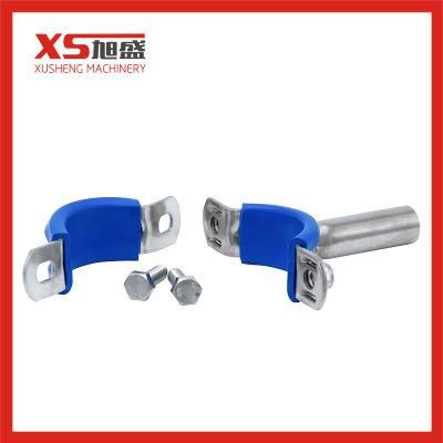 Stainless Steel Pipe Fittngs Pipe Holder with Blue Sleeve