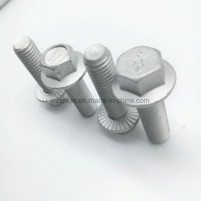 Geomet 500 Coating 8.8 10.9 Flange Bolt Dacromet