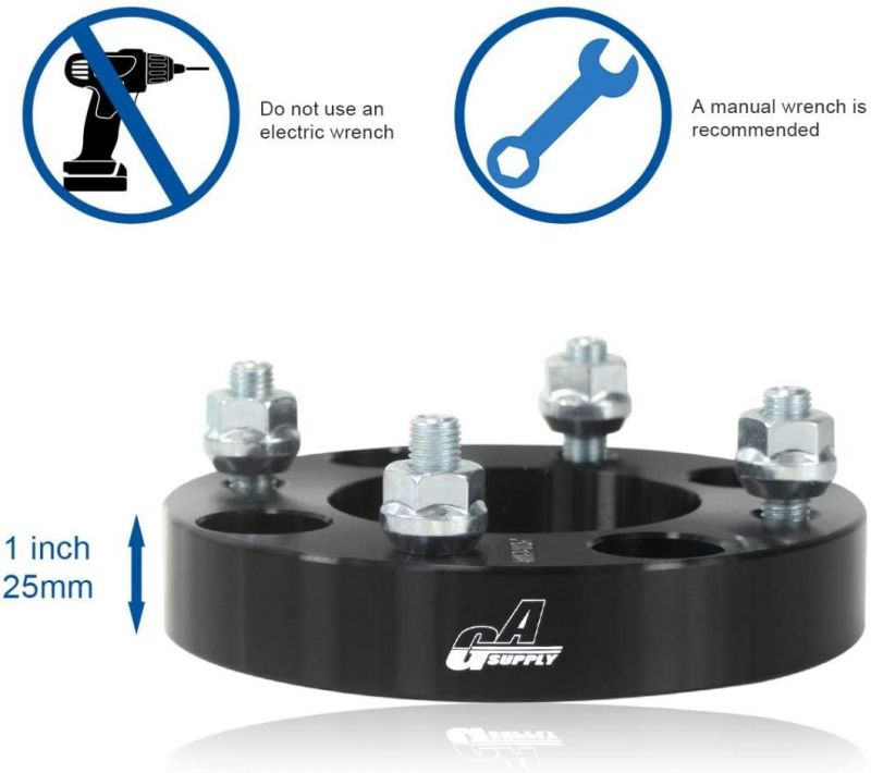 4X110 ATV Wheel Spacers with 1" 74mm Hub Bore 10X1.25 Studs