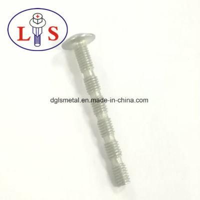 Truss Head Phillips Recess Screw with Collar Zinc Plated