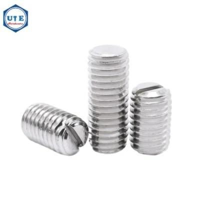 M1 M1.2 M3*8mm Stainless Steel Slotted Set Screw with Flat Point DIN551