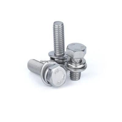 M4*10mm GB9074.15 Hexagon Combination Bolt