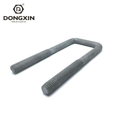 China Factory Wholesale Carbon Steel Galvanized U Bolt
