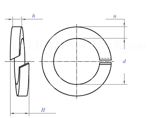 Spring Washers Different Types of Spring Washers Custom Diameters Made in China