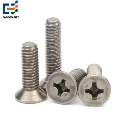 Countersunk Screw Phillips Ta2 Bolt with Flat Head