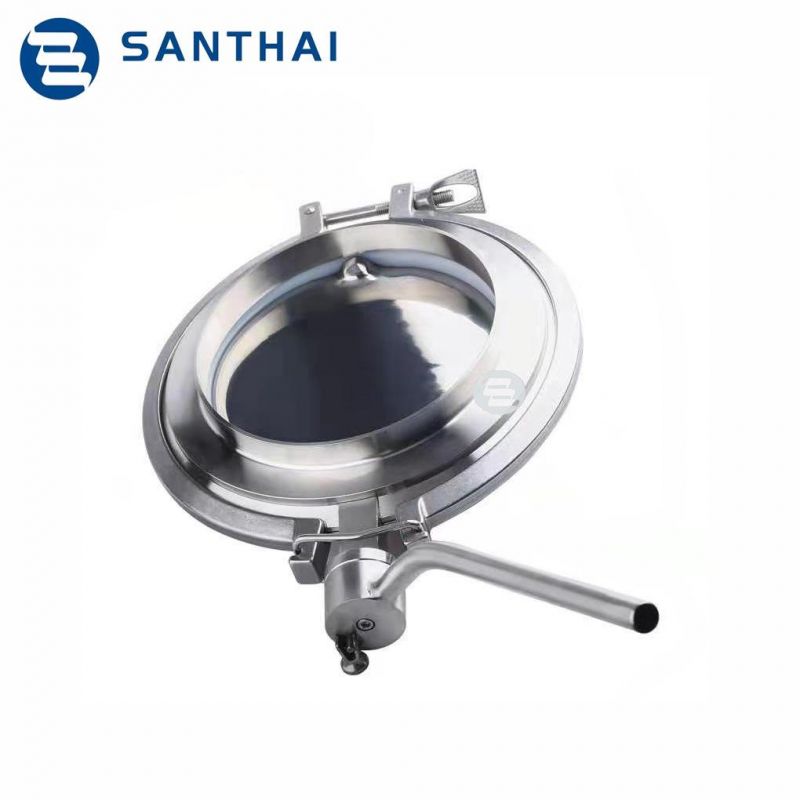 Food Grade Stainless Steel SS304/SS316L Wam Pneumatic Sanitary Powder Butterfly Valve