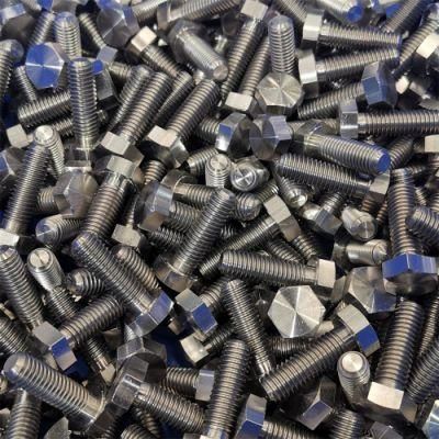DIN933 Hex Bolts in Stainless Steel Fastener and M8*25 Ti Screws Tc4