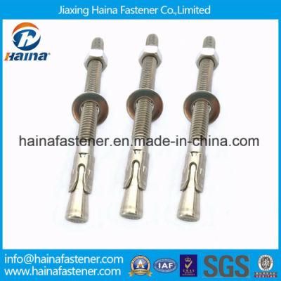 High Quality China Supplier 3/8&prime;&prime; Stainless Steel Ss 304 Wedge Anchor Bolt