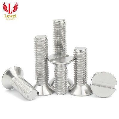 Small Flat Head Screws Cruciform Slot Cross Recessed Screw Material Stainless Steel 304 316