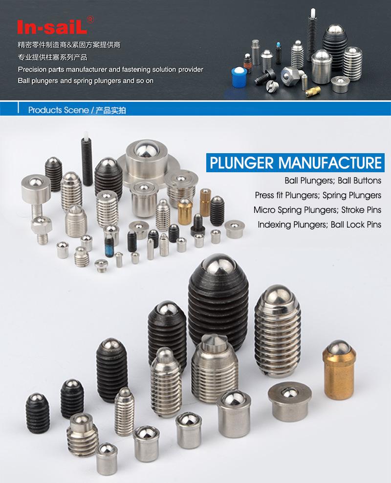 Wholesale Stainless Steel Grub Screw with Ball Bearing Insert Manufacturer